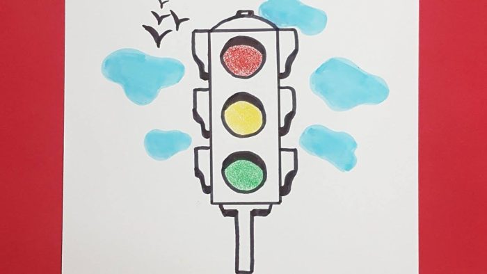 رسومات إشارات المرور للأطفال