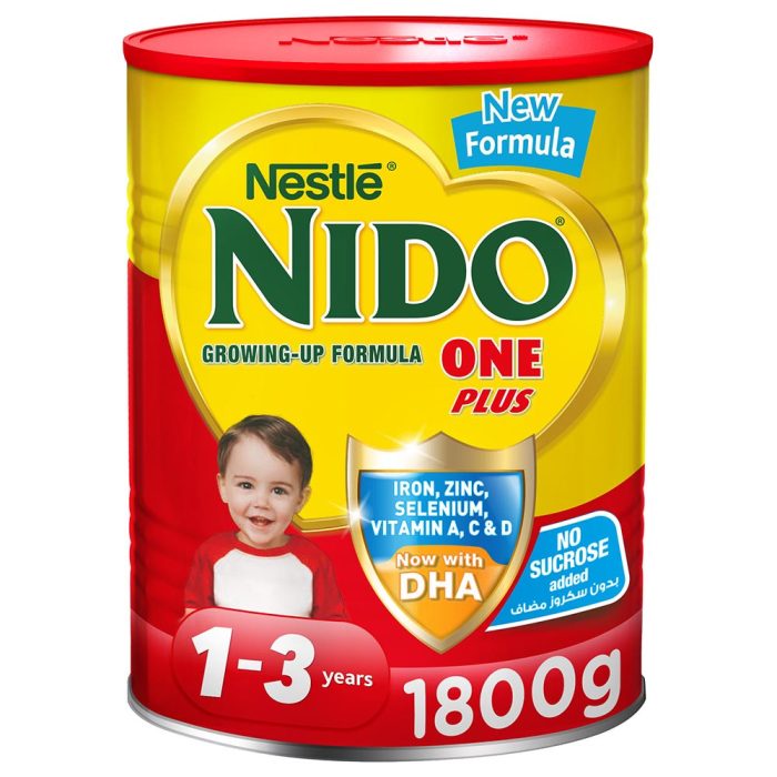 أنواع حليب نيدو للأطفال