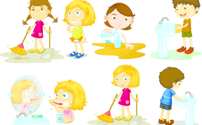 انشطة عن النظافة الشخصية للأطفال