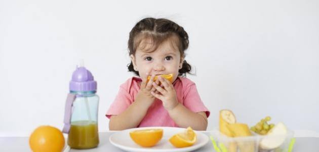 نظام غذائي لطفل سنتين