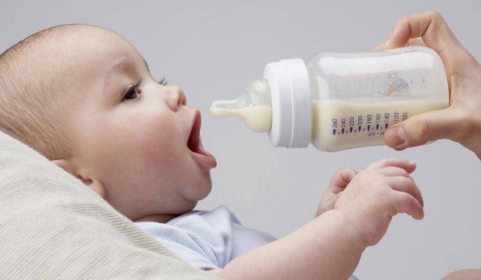 زيادة مكيال الحليب للرضع لزيادة الوزن