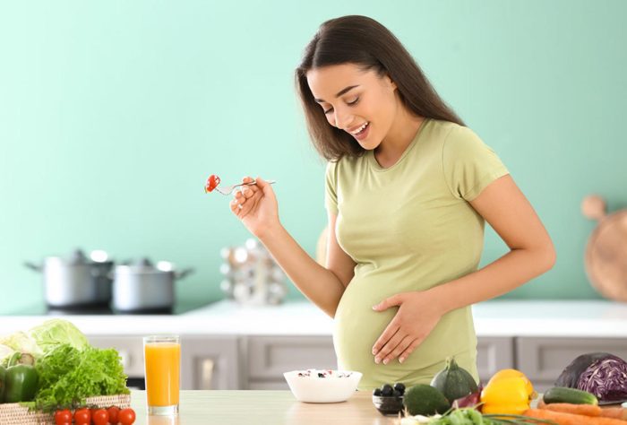 نظام غذائي للحامل لا يزيد الوزن