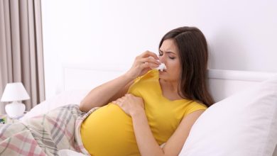 انسداد الأنف للحامل ونوع الجنين
